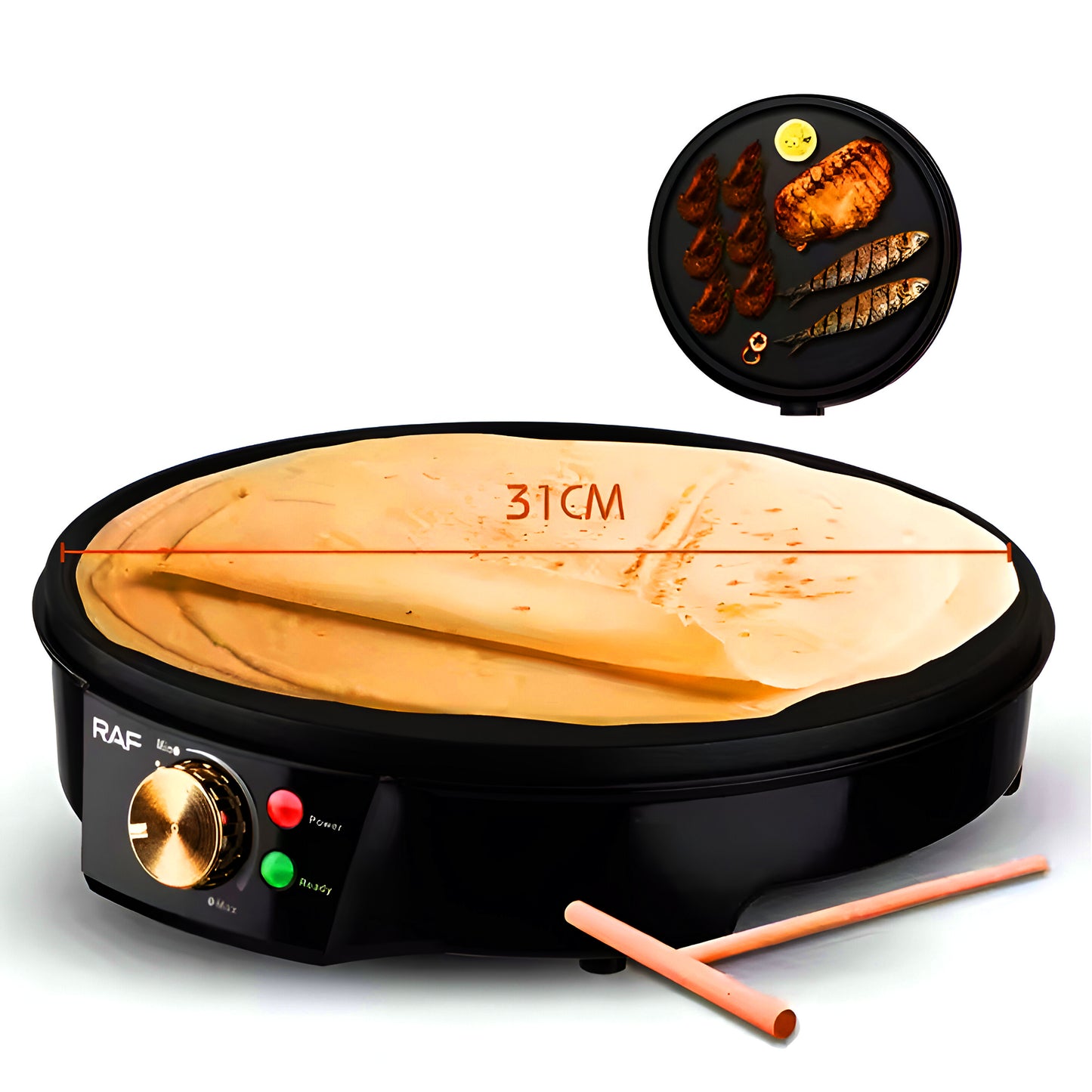 CREPE MAKER RAF R.528 1200 vatios