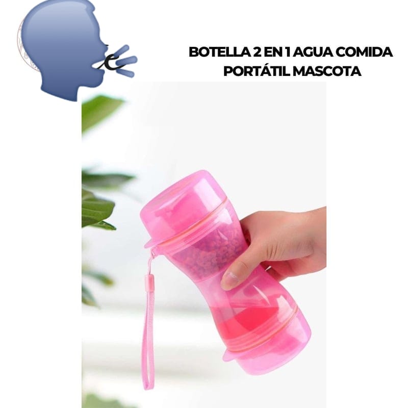 BOTELLA BEBEDERO DE MASCOTA