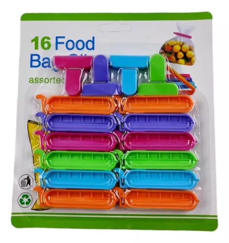 CLIP DE BOLSAS PARA CONSERVAR ALIMENTOS