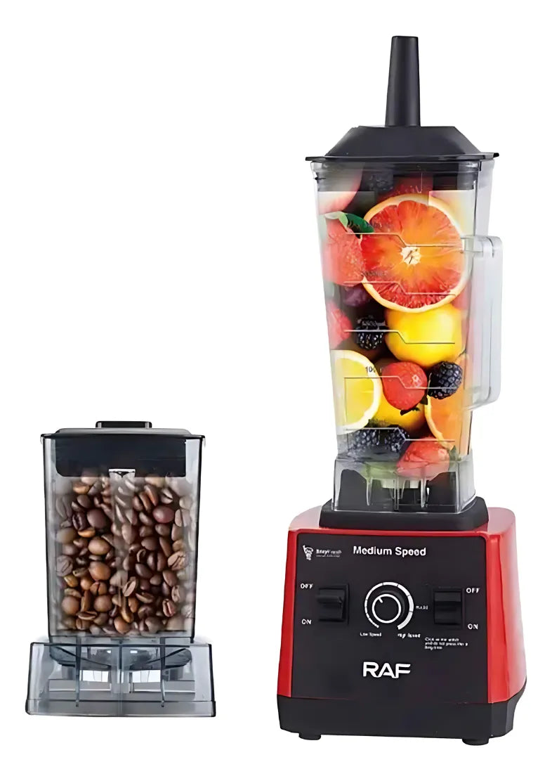 LICUADORA INDUSTRIAL RAF R-2840 – 2 EN 1 DOBLE VASO | 2400W