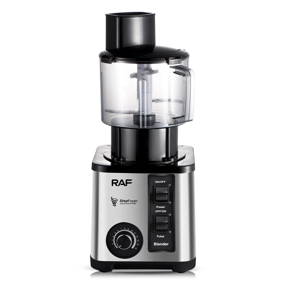 LICUADORA ELÉCTRICA MULTIFUNCIONAL RAF R.2865 – 3 EN 1 | 2000W & 8 CUCHILLAS