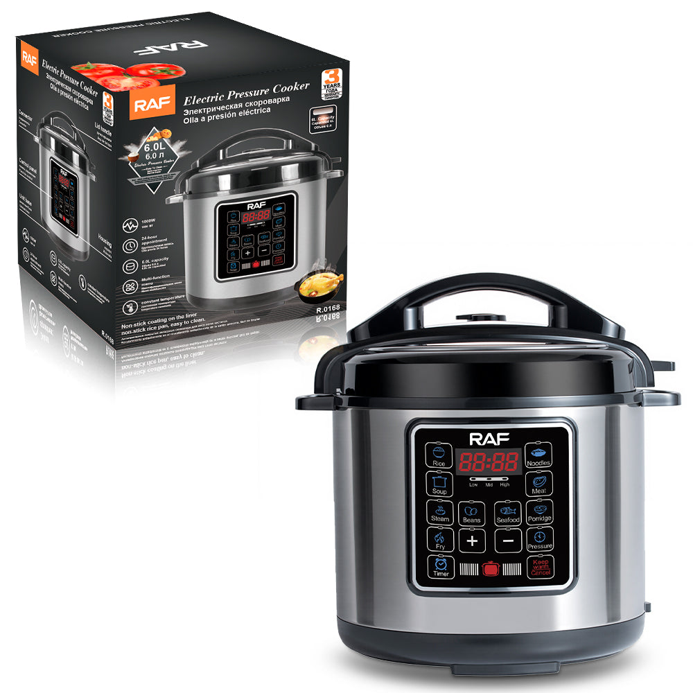 OLLA ARROCERA INTELIGENTE RAF R.0168 – 6L | ACERO INOXIDABLE & PANTALLA TÁCTIL