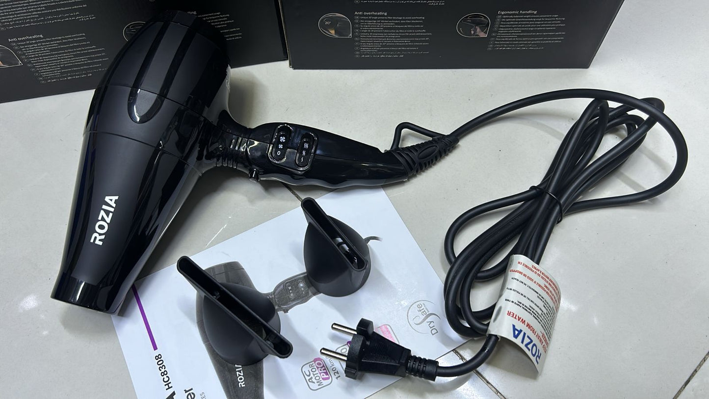 SECADORA DE CABELLO ROZIA 8000W