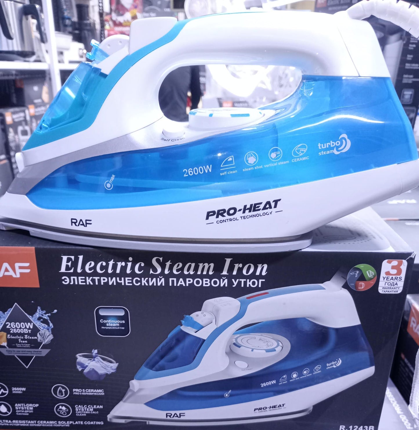 PLANCHA A VAPOR RAF R.1246B