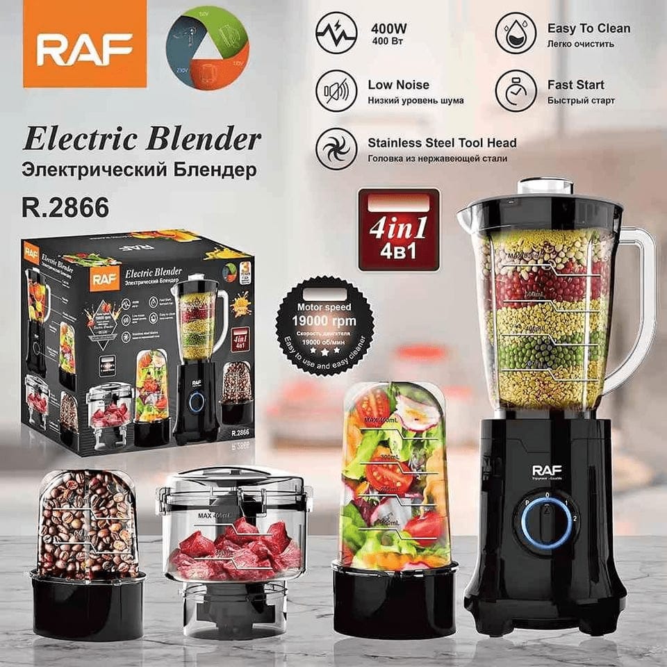 LICUADORA RAF 4 EN 1 DE 19000rpm