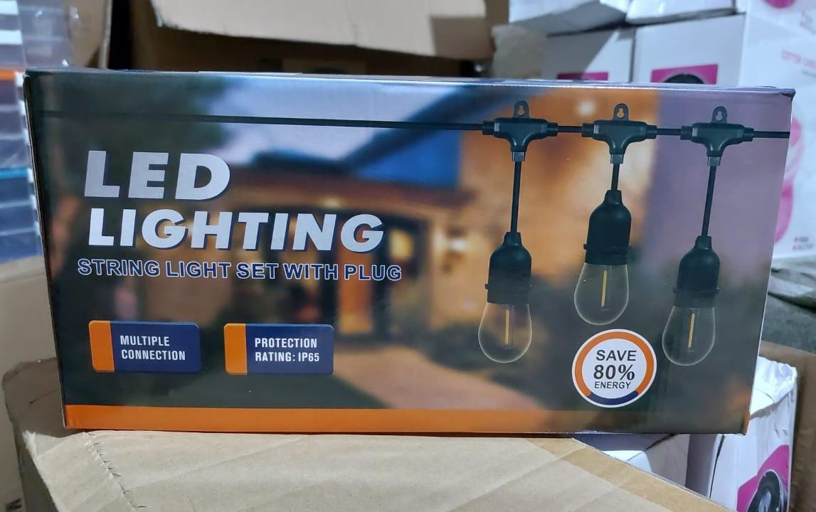 LUZ ELECTRICA Y SOLAR DE 11 MTS PARA TERRAZA