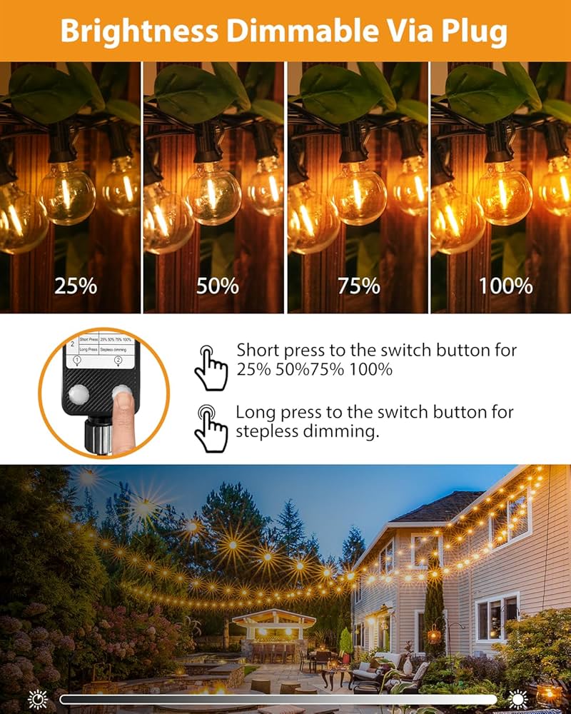 LUZ ELECTRICA Y SOLAR DE 11 MTS PARA TERRAZA