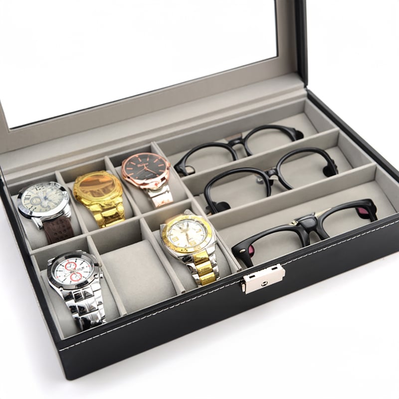 ORG PORTA LENTES Y PORTA RELOJ 2 EN 1