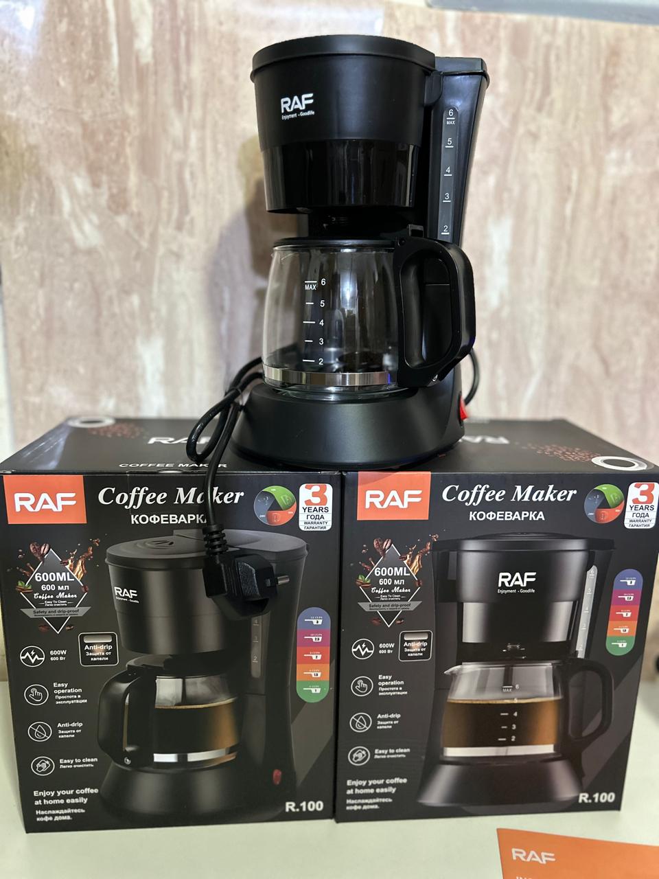 CAFETERA RAF AUTOMATICA DE 600ML R.100