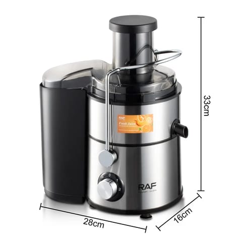 EXTRACTOR RAF DE JUGO MULTIFUNCIONAL 1.0L 800W 4 EN 1