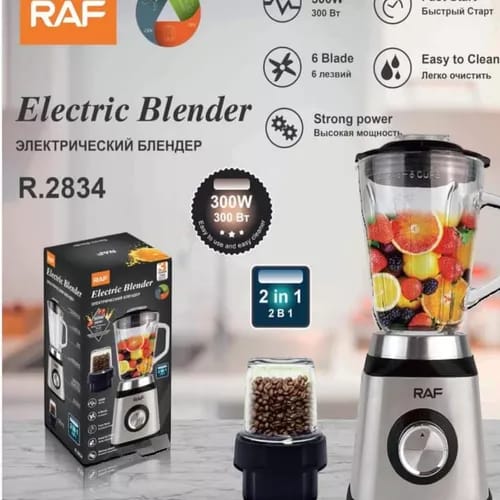 EXTRACTOR RAF DE JUGO MULTIFUNCIONAL 1.0L 800W 4 EN 1