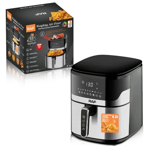 FREIDORA DE AIRE 2 EN 1 DE 1600W CON BASCULA R.5375