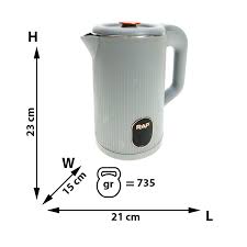 HERVIDOR ELECTRICO RAF D 2.0L DE 1500W R.7983