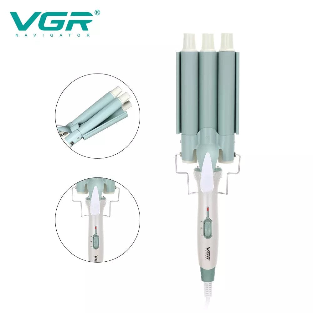 RIZADORA PARA CABELLO DE 3 TUBOS V-595