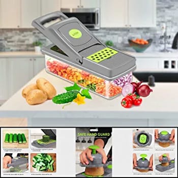 PICADOR RAYADOR VEGGIE SLICER 14PCS