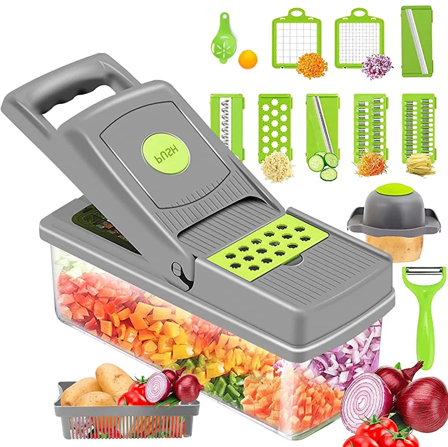 PICADOR RAYADOR VEGGIE SLICER 14PCS