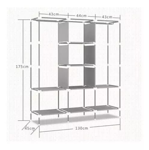 ROPERO ARAMBLE DE 3 CUERPOS