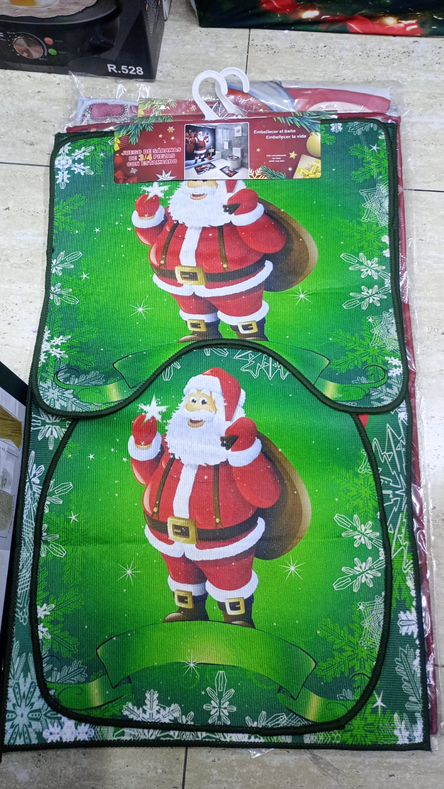 SET DE BAÑO NAVIDEÑO