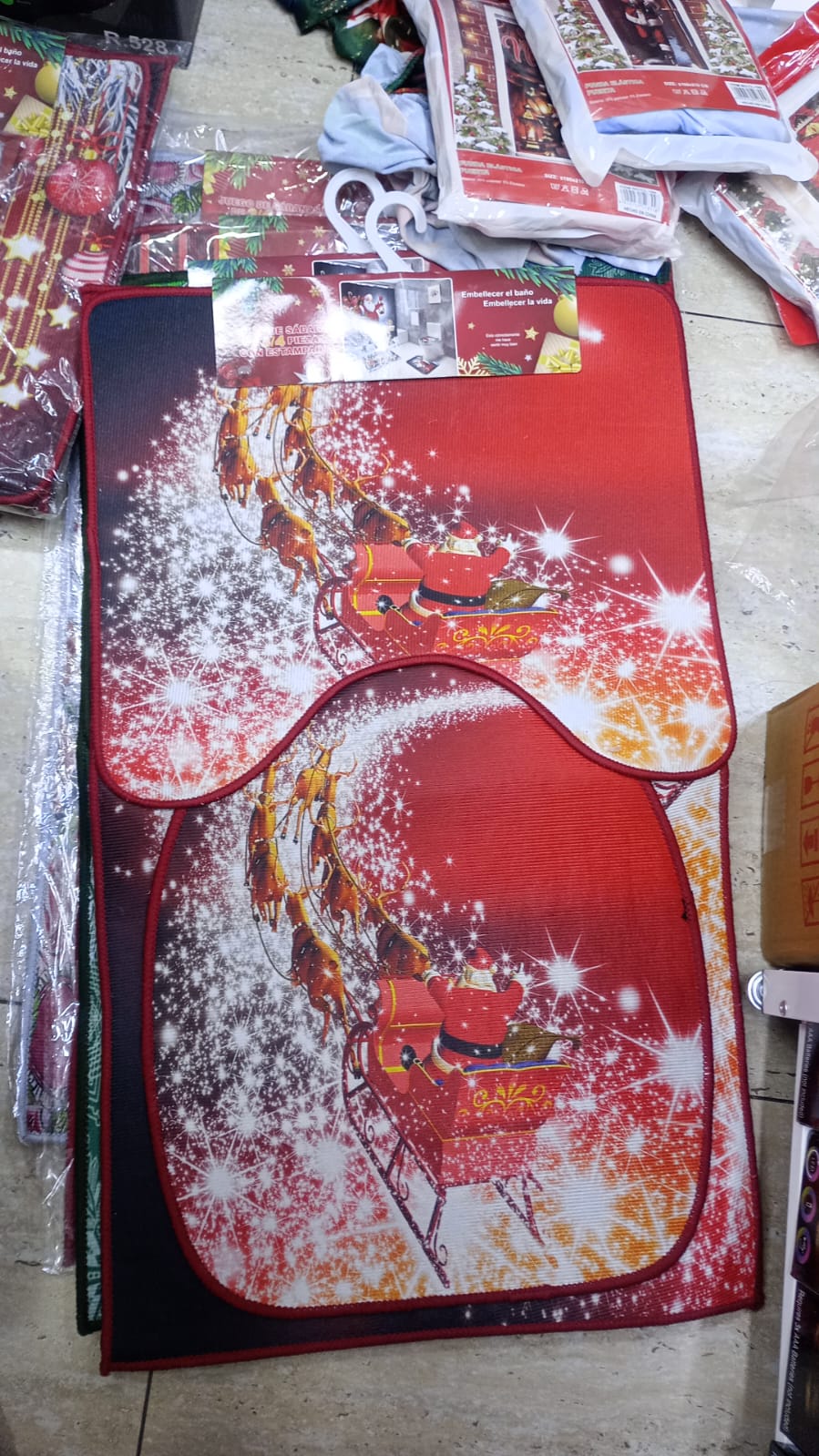 SET DE BAÑO NAVIDEÑO