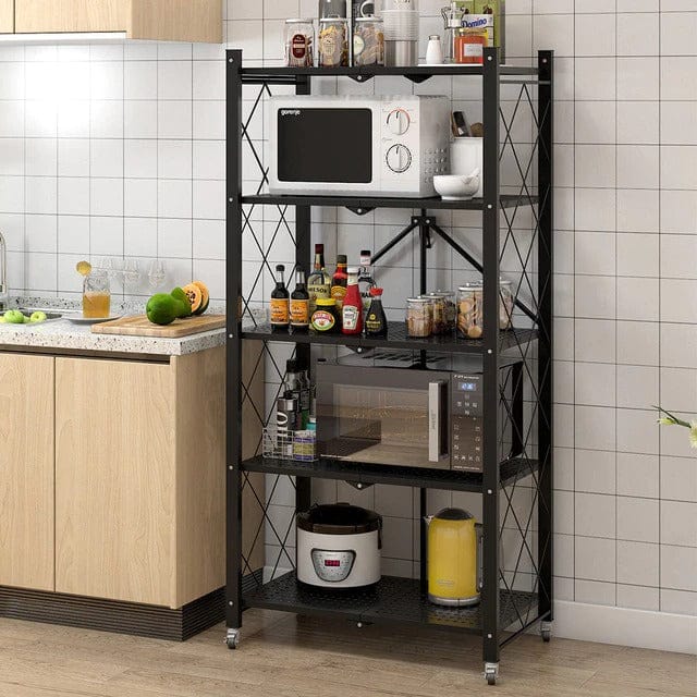 ESTANTE PLEGABLE DE 5 NIVELES DE METAL