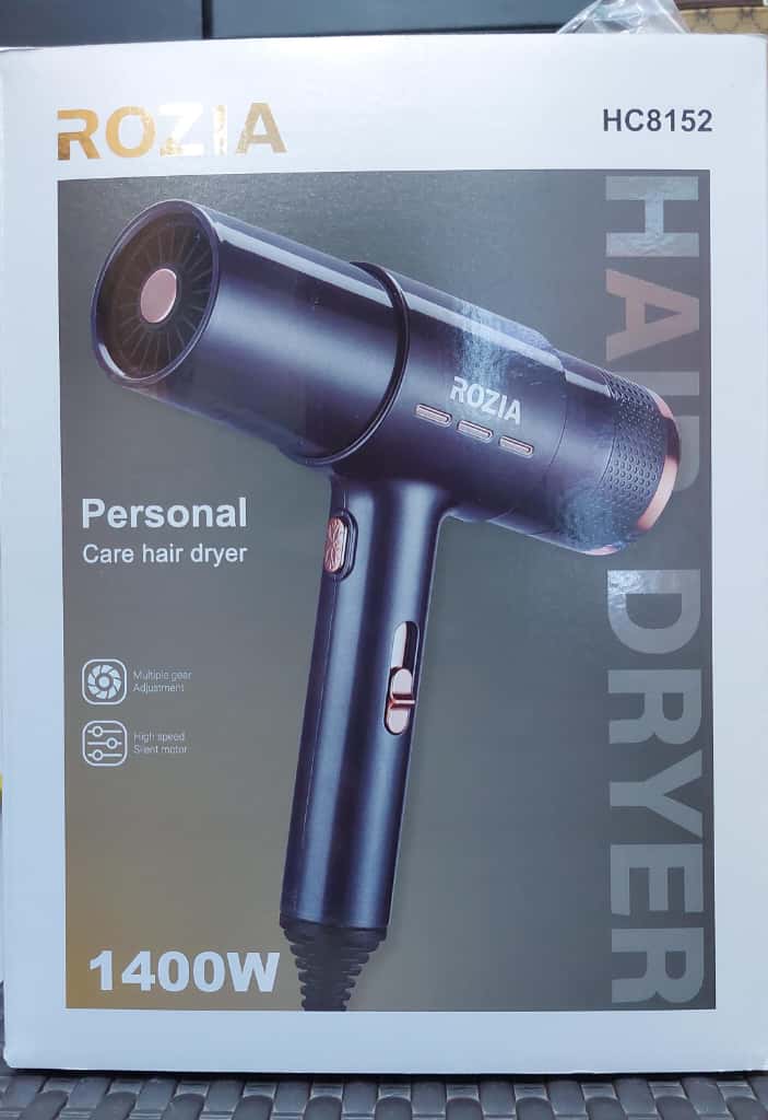 SECADORA PERSONAL ROZIA DE 1400W HC8152