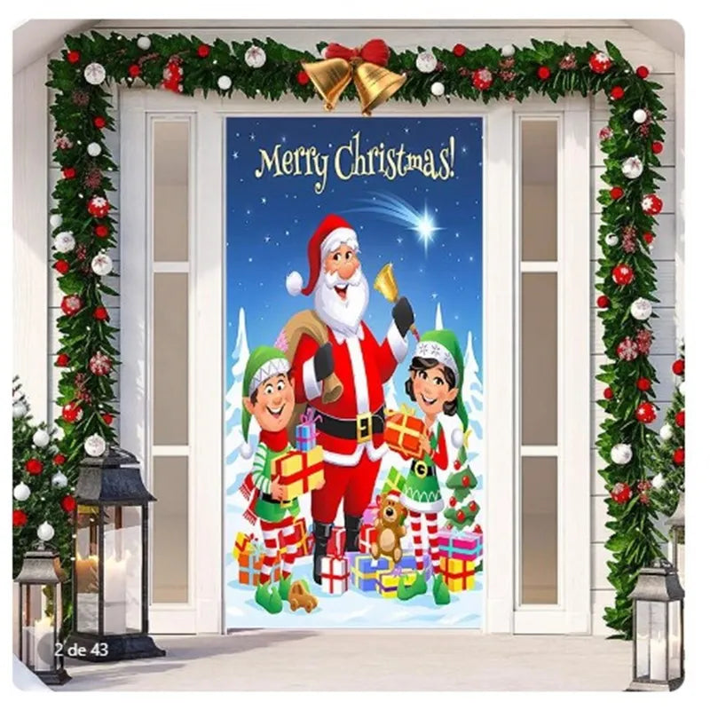 FUNDA DE PUERTA NAVIDEÑAD