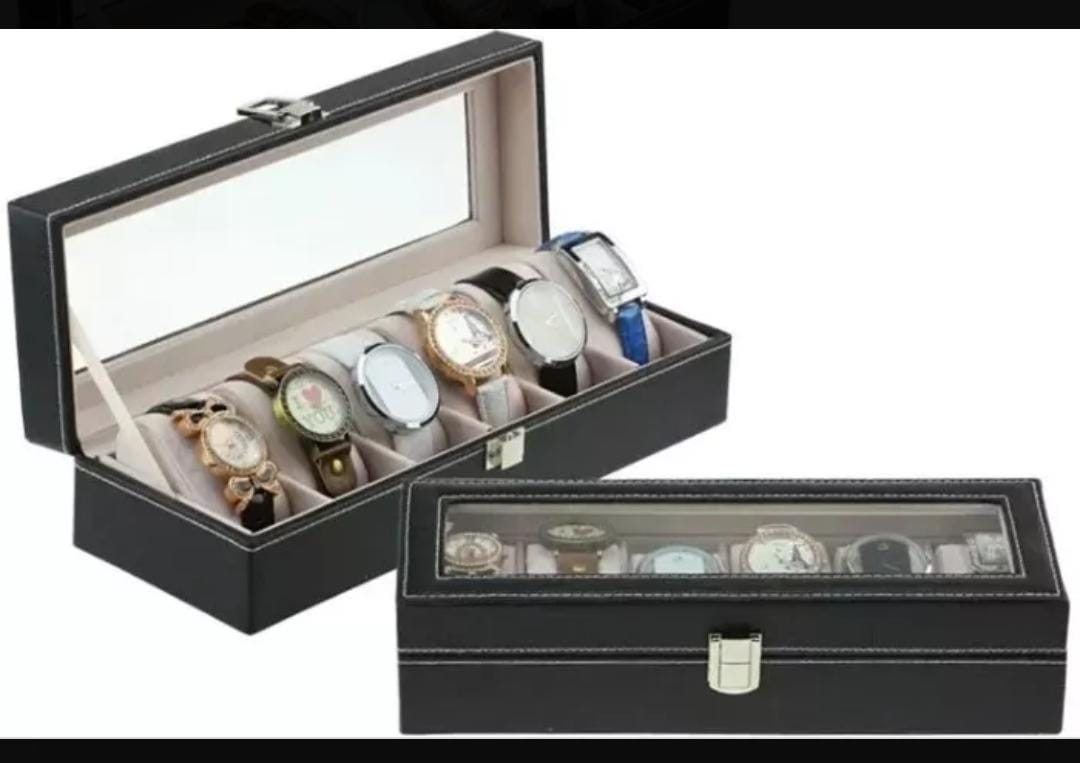 JOYERO PORTA 6 RELOJES