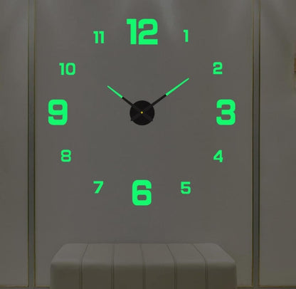 RELOJ 3D DE PARED LUMINOSO DECORATIVO