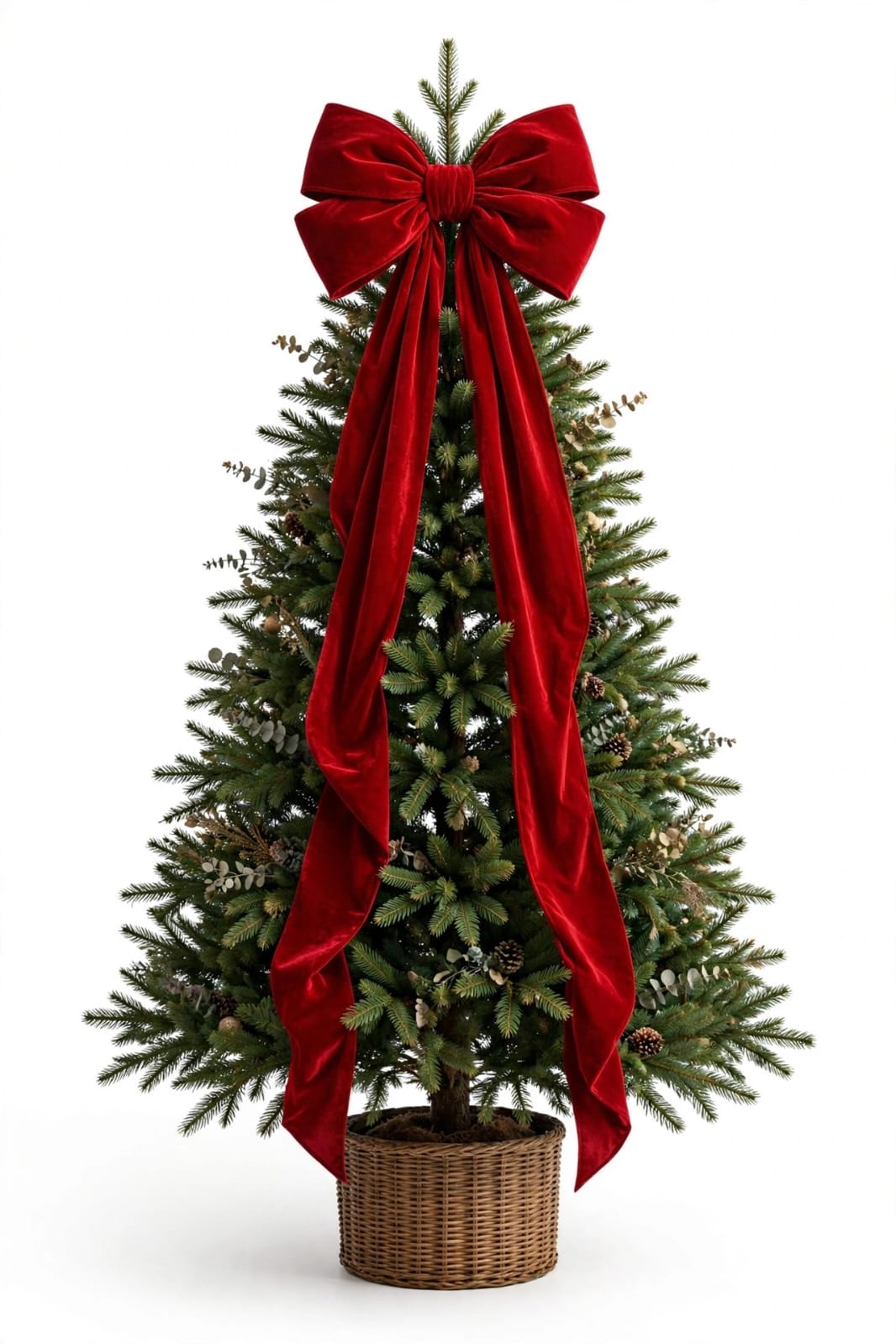 LAZOS NAVIDEÑOS DE TERCIOPELO 2 M