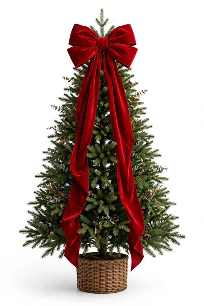 LAZOS NAVIDEÑOS DE TERCIOPELO 2 M