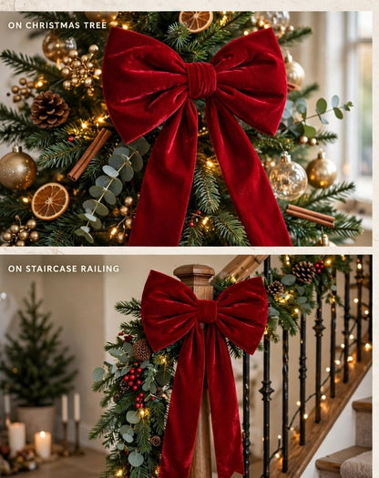 LAZOS NAVIDEÑOS DE TERCIOPELO 2 M