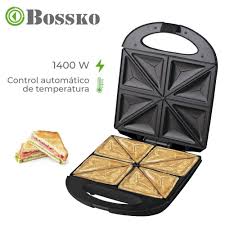 SANDWICHERA BOSSKO BK-422SM4 1400W 4 SANDWICH