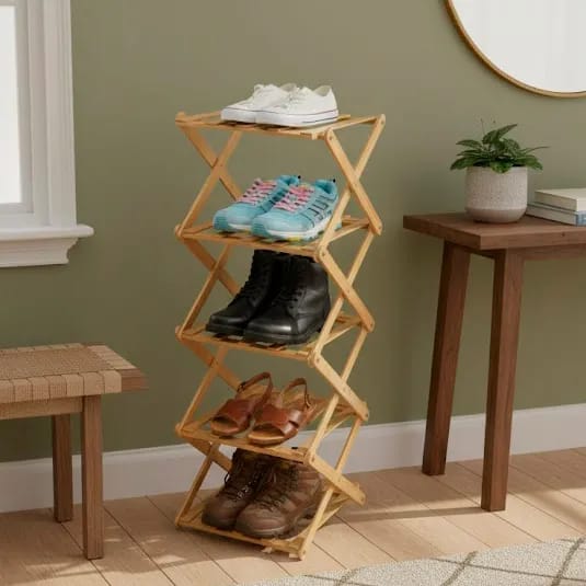 ESTANDE BAMBU PLEGABLE DE 5 NIVELES  CD-262