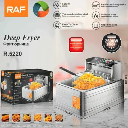 FREIDORA DE PAPAS RAF 2500W 6.0L R.5220