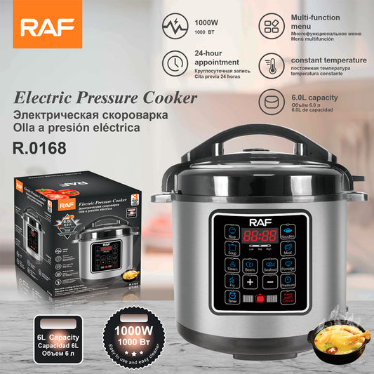 OLLA ARROCERA INTELIGENTE RAF R.0168 – 6L | ACERO INOXIDABLE & PANTALLA TÁCTIL