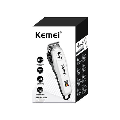 CORTADORA DE PELO PROFESIONAL KEMEI KM-PG809A | RECARGABLE USB – AJUSTABLE