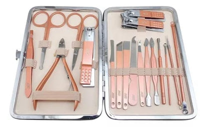 SET DE MANICURE Y PEDICURE DE 18 PIEZAS