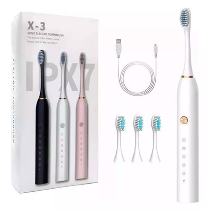 CEPILLO RECARGABLE CON 4 CABEZALES