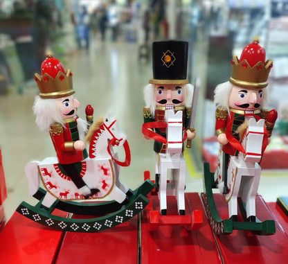 CASCANUECES CABALLITO NAVIDEÑO 31CM