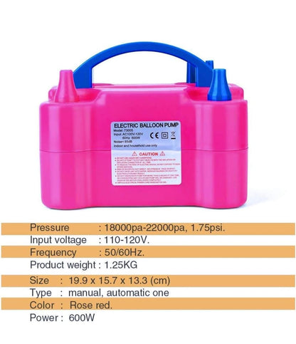 INFLADOR DE GLOBOS ELECTRICO