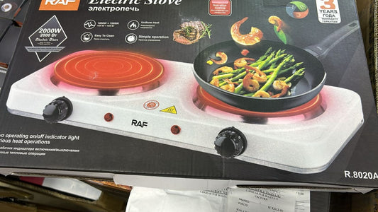 COCINA ELECTRICA RAF 2 HORNILLAS R.8020A