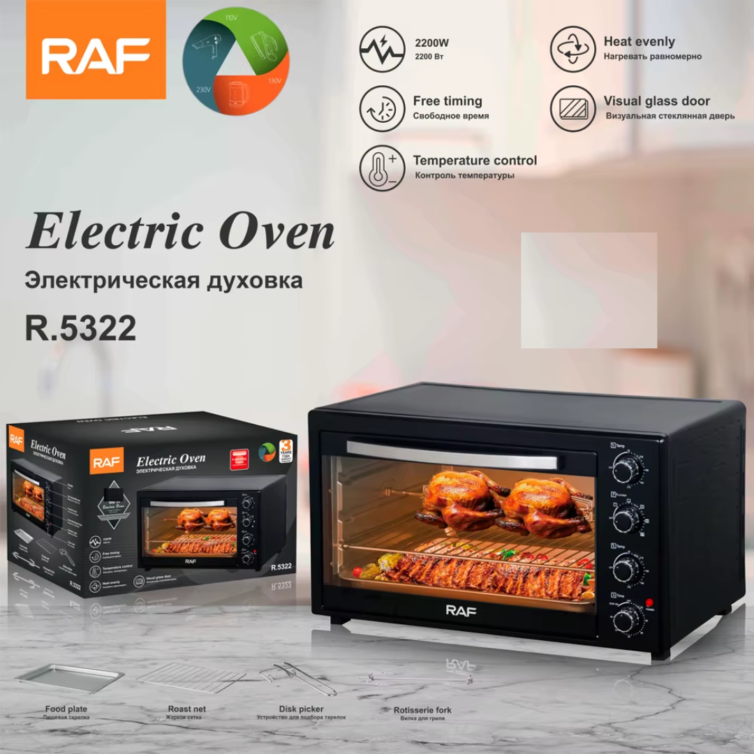 HORNO ELÉCTRICO MULTIFUNCIONAL  RAF R.5322