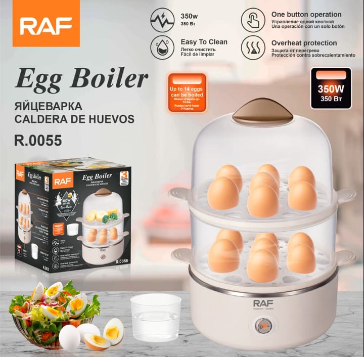 HERVIDOR DE HUEVO RAF R.0055 DE 350W