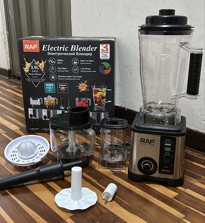 LICUADORA RAF ELECTRICA 5 EN 1 3LT 2600W