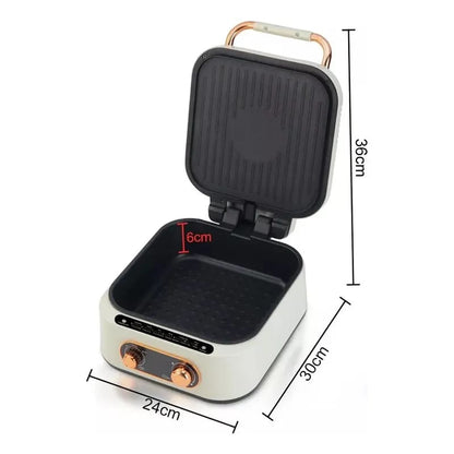 OLLA ,SARTEN Y PARRILLA ELECTRICA 3 EN 1 RAF R.5409 DE 1800W