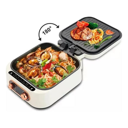 OLLA ,SARTEN Y PARRILLA ELECTRICA 3 EN 1 RAF R.5409 DE 1800W