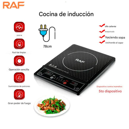 COCINA DE INDUCCION RAF MODELO R.8015 DE 2000W