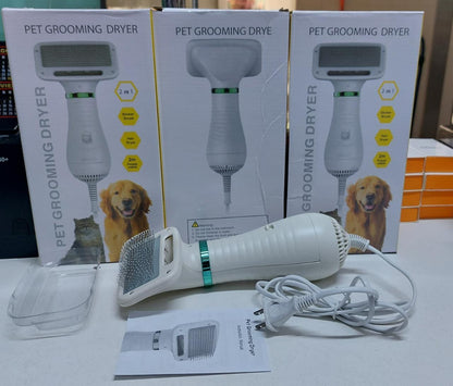 PEINE SECADOR DE MASCOTA 2 EN 1