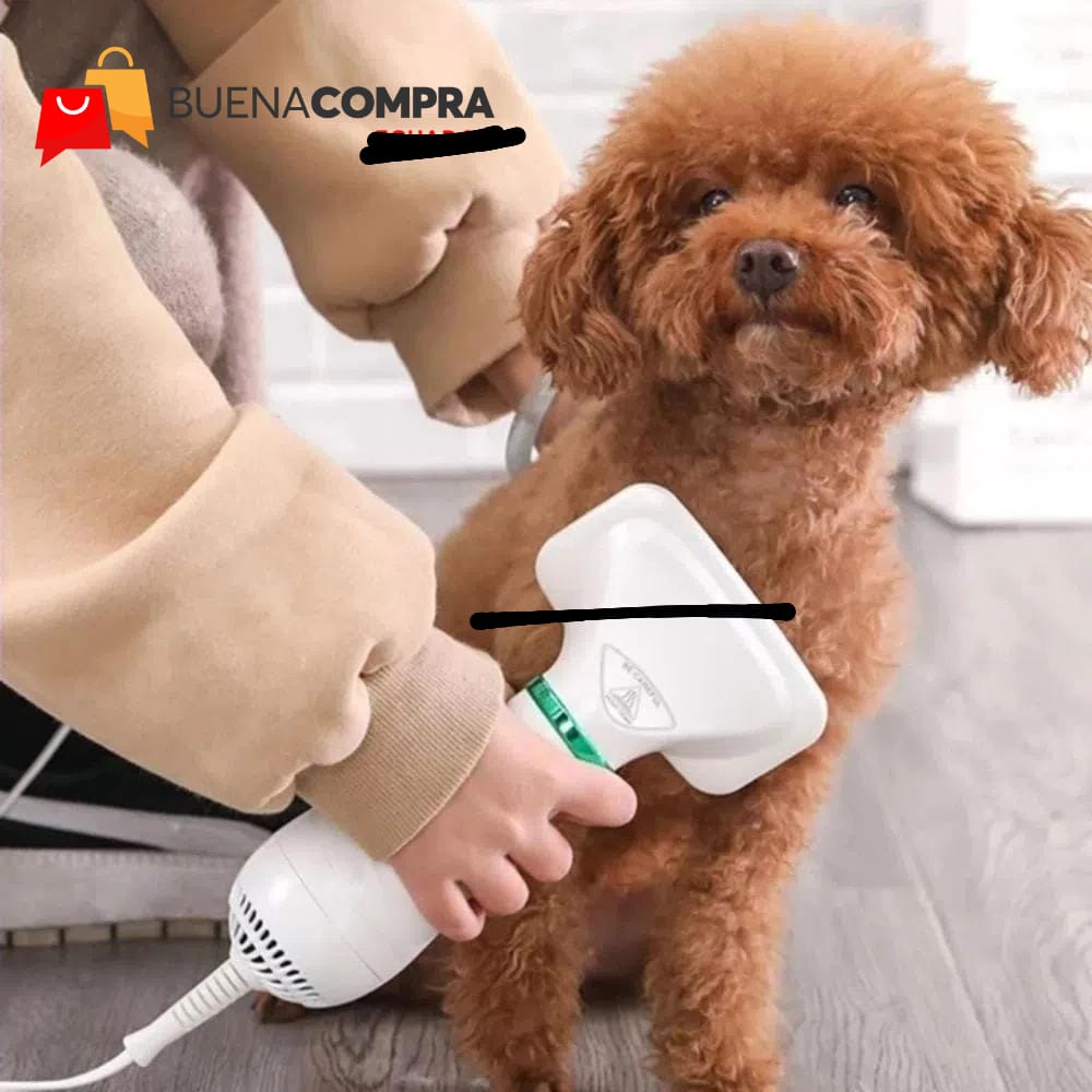 PEINE SECADOR DE MASCOTA 2 EN 1