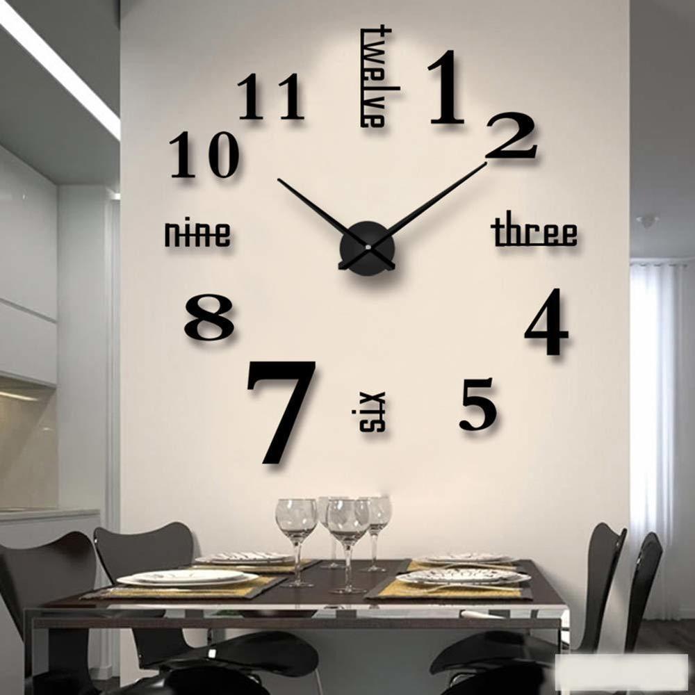  Moment in Time Original III - Reloj de pared de 25 pulgadas de  gran tamaño, se requieren pilas: Sí, : 25 '' W x 25'' H x 1.75'' D : Hogar  y Cocina